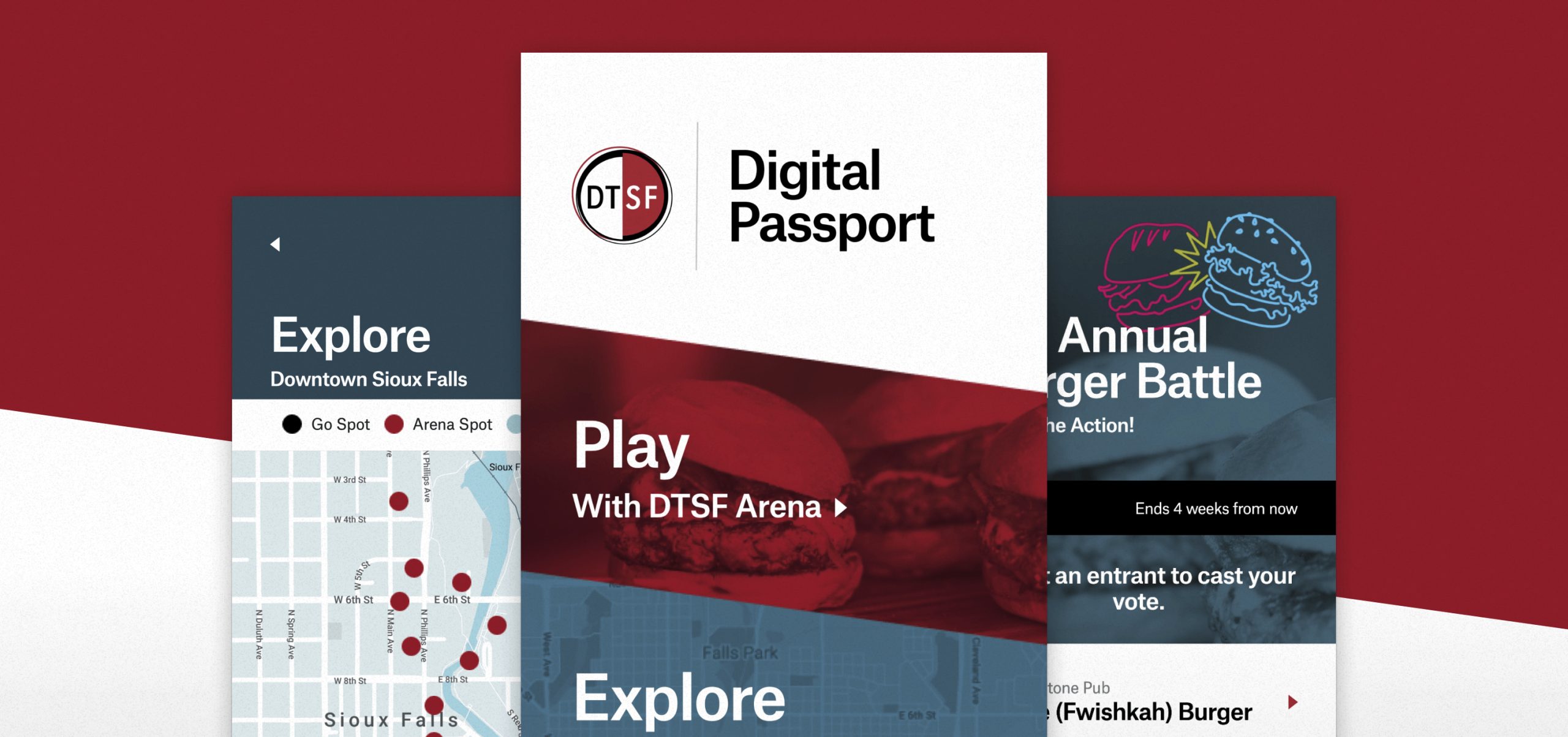 DTSF Digital Passport web app design